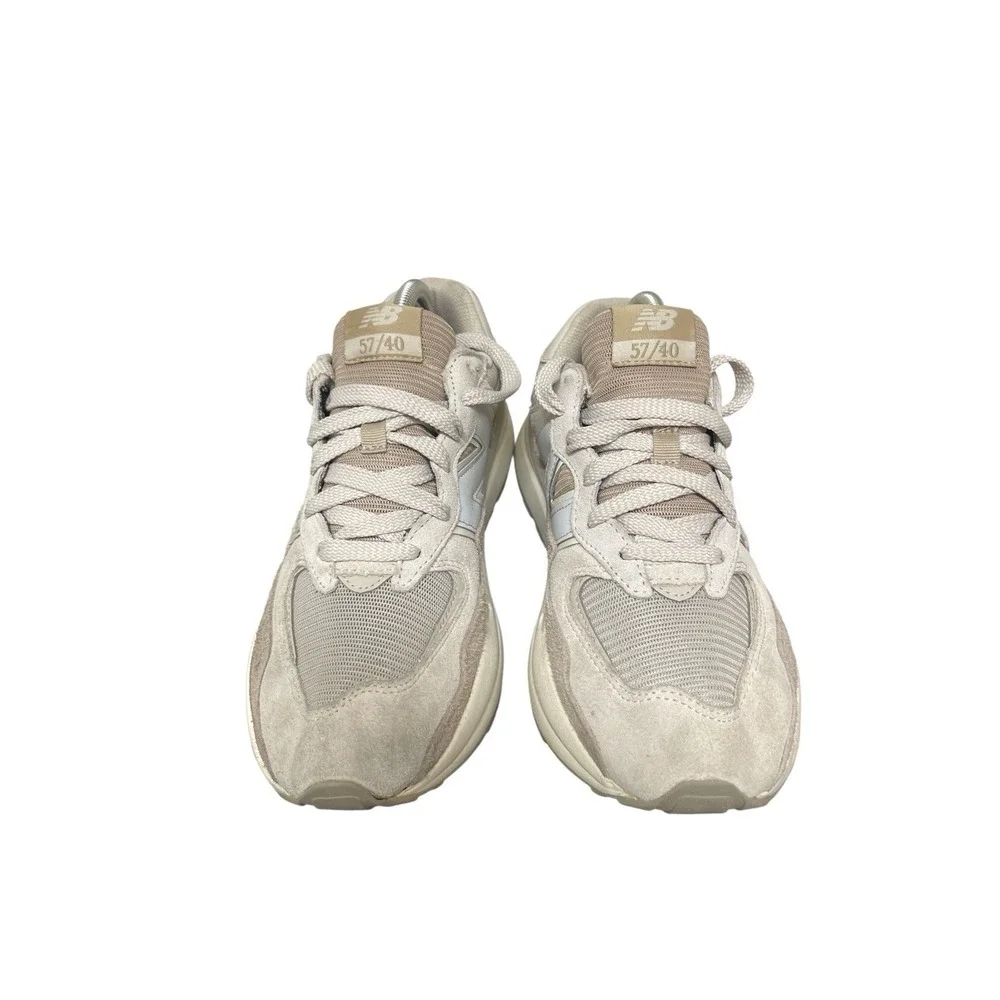 New Balance 57/40 Sneakers Womens 8.5 Moonbeam Rain Cloud Suede Mesh W5740SGB